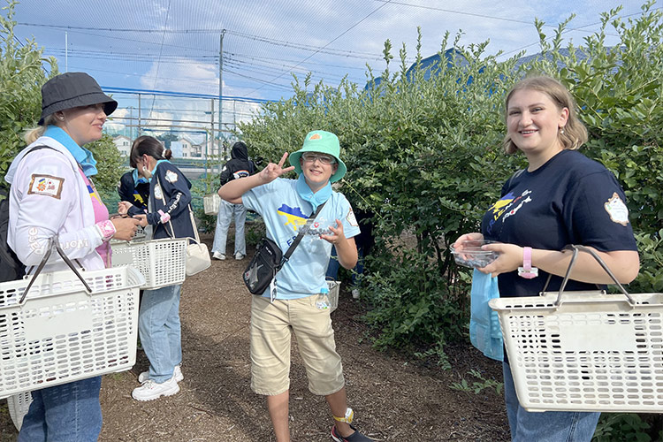 ブルーベリー狩り